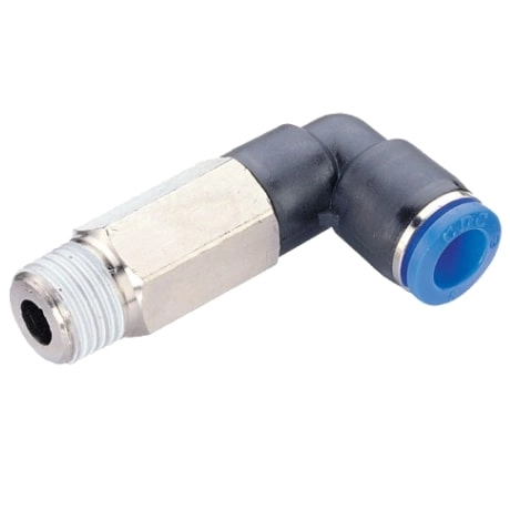 Штуцер цанговый угловой удлиненный CDC PLL-04-01