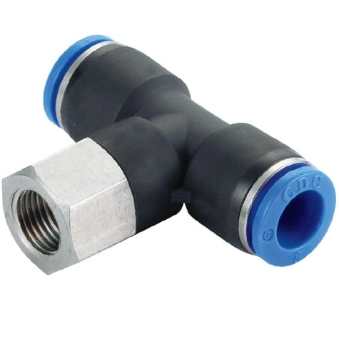 Тройник цанговый CDC PTF-08-G01