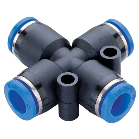 Фитинг цанговый крестообразный CDC PZA-04