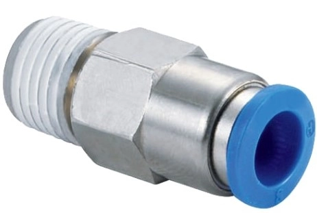 Штуцер цанговый с обратным клапаном NBPT SPC-4-1