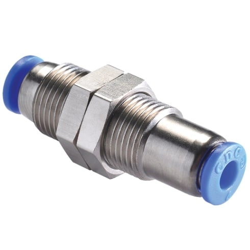 Муфта цанговая для панельного монтажа с обратным клапаном CDC SPUM-10