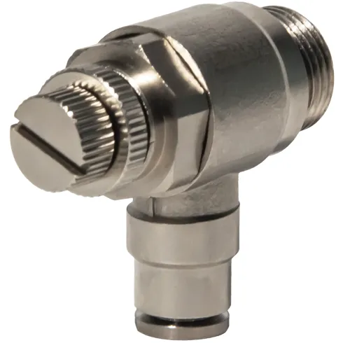 Дроссель с обратным клапаном Naval Pneumatics GRLA-G3/8-QS-6-RS-D