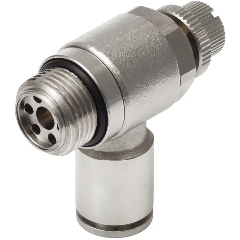 Дроссель с обратным клапаном Naval Pneumatics GRLA-G3/8-QS-10-RS-D