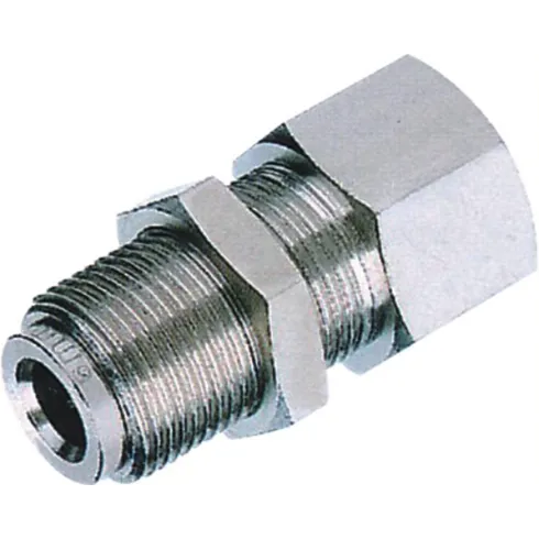 Штуцер цанговый для панельного монтажа XCPC XMPMF-08-03