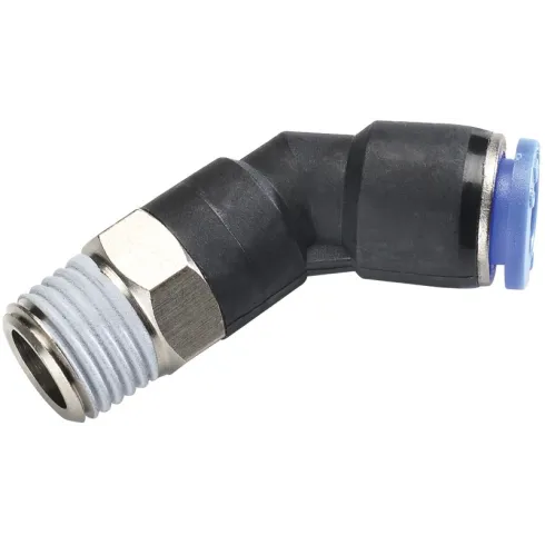 Штуцер цанговый угловой 45° XCPC XPLH10-G-02