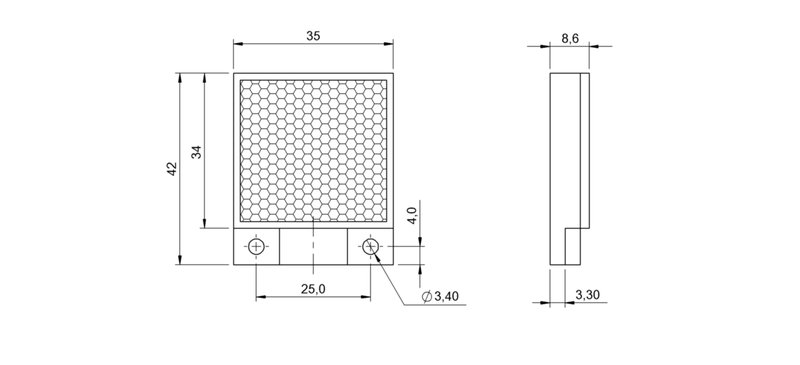 Рефлектор Balluff BAM RF-XO-026-S012/40-PM-AS