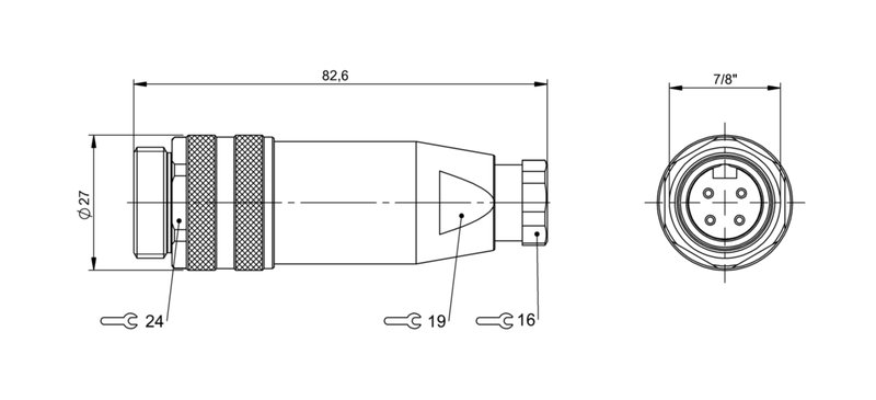 Разъем Balluff BCC A334-0000-20-000-51X4A5-000