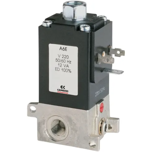 Распределитель с электромагнитным управлением Camozzi 638M-101-A6C