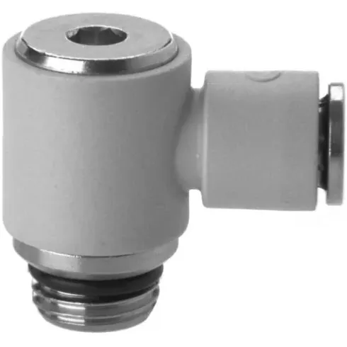 Штуцер цанговый угловой с резьбой Camozzi 7622-6-1/4