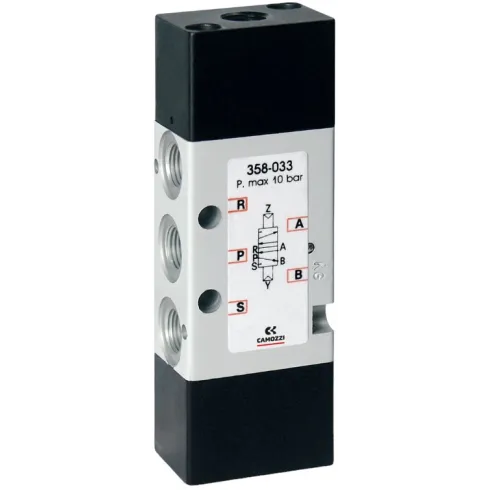 Распределитель с пневматическим управлением Camozzi 374-033