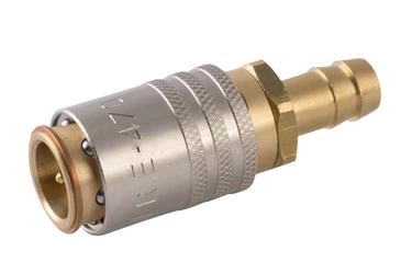 Муфта БРС прямая с штуцером под резиновый шланг Aignep 0047500001