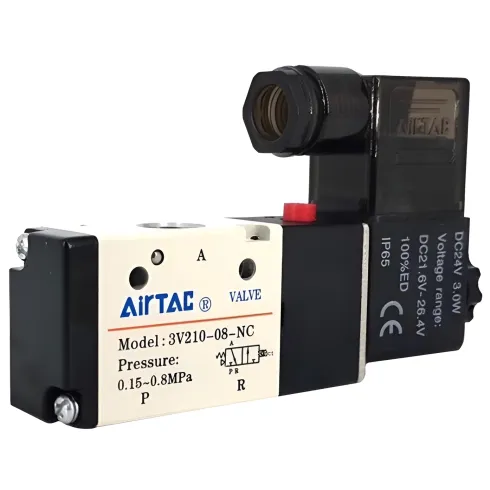 Распределитель с электромагнитным управлением AirTAC 3V210-06B