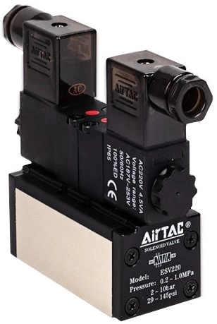 Распределитель с электромагнитным управлением AirTAC ESV420W