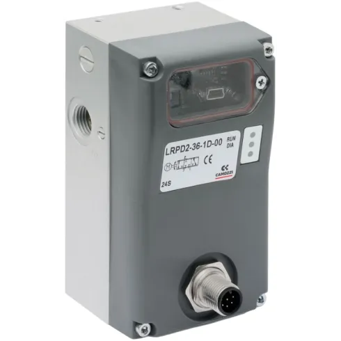 Сервораспределитель пропорциональный с функцией перепрограммирования параметров Camozzi LRPD2-36-2-F-00