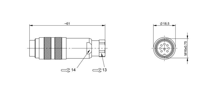 Разъем Balluff BKS-S 78M-00