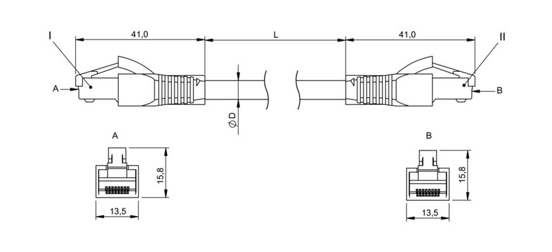 Соединительный кабель Balluff BCC E894-E894-90-367-EX64N9-150