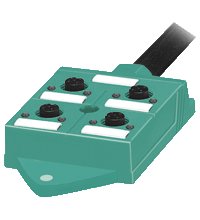 Распределительная коробка для датчиков Pepperl Fuchs V1-4A-E-5M-PUR