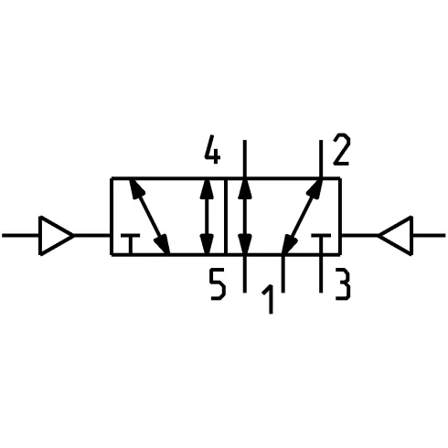 Распределитель с пневматическим управлением Naval Pneumatics VUWS-L20-B52-G18