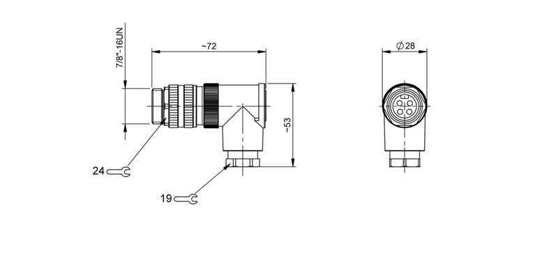 Разъем Balluff BCC A344-0000-20-000-61X4A5-000