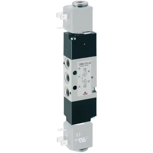 Распределитель с электромагнитным управлением Camozzi 388-011-02-U73-24V