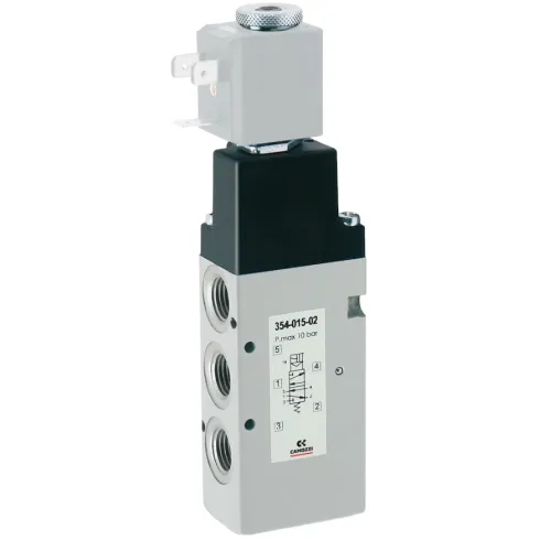 Распределитель с электромагнитным управлением Camozzi 354-015-02-U7K-125V