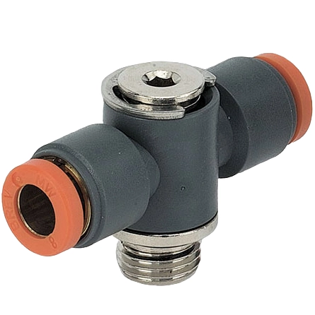 Тройник цанговый MetalWORK R-L20A-12-1-4