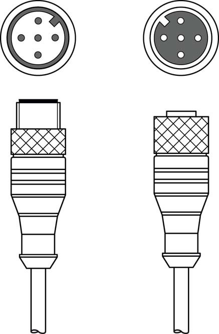 Соединительный кабель Leuze Electronic KB DN/CAN-2000 SBA