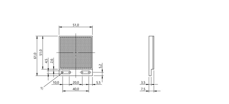 Рефлектор Balluff BOS R-22