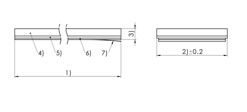 Магнитная лента для линейных энкодеров Balluff BML TSC-ALCZ-1ZZZ-M2400