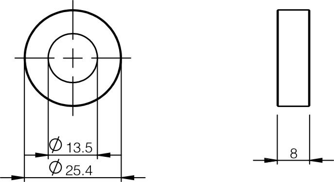 Кольцевой магнит AMT Linear Position Sensor OD25.4