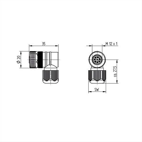 Разъем Wenglor BW80-ME