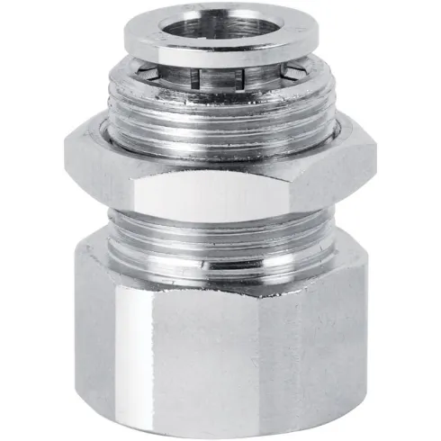 Штуцер цанговый для панельного монтажа Camozzi 6593-6-1/4