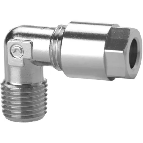 Штуцер угловой с накидной гайкой Camozzi 1020-10-1/2