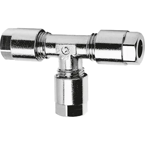 Тройник с накидной гайкой Camozzi 1210-10