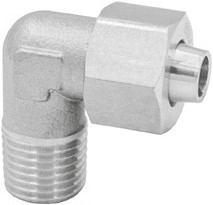 Штуцер угловой с накидной гайкой Camozzi X1500-8/6-1/4-SS316