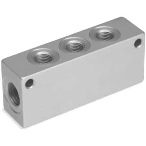 Коллектор блочный выходы с одной стороны Camozzi 3053 1/2-5L-3/8