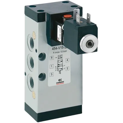 Распределитель с электромагнитным управлением Camozzi 454-V15-22