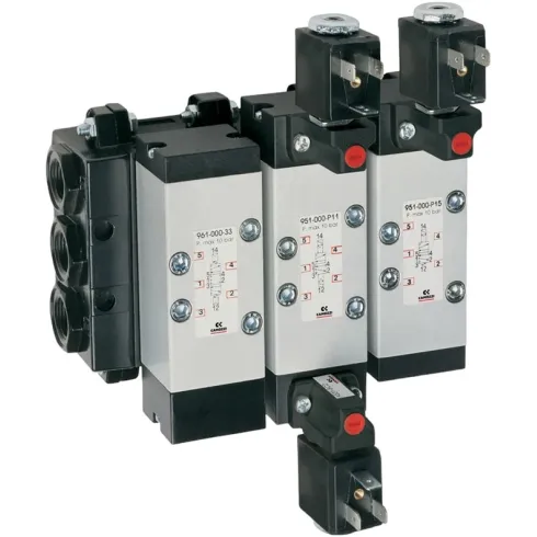 Распределитель с пневматическим управлением Camozzi 954-000-35