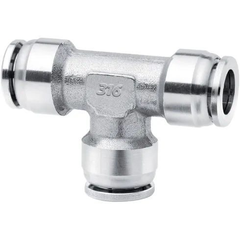 Тройник цанговый Camozzi X6540-12-12-16-SS316