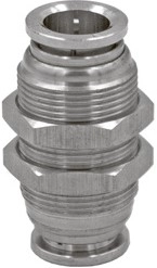 Муфта цанговая для панельного монтажа Camozzi X6590-8-SS316