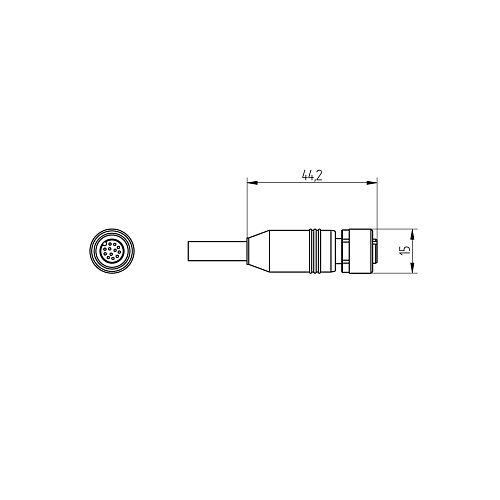 Разъем с кабелем Wenglor ZDCL003