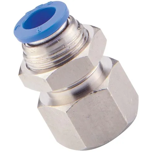 Штуцер цанговый для панельного монтажа CDC PMF-10-G03