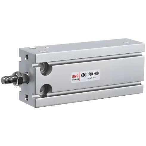 Плоский пневмоцилиндр SNS CDU 25X30T