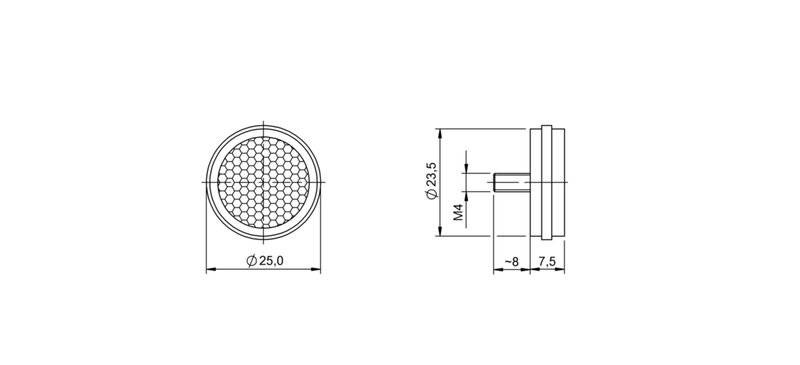 Рефлектор Balluff BOS R-43