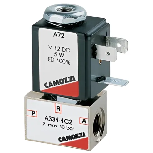 Распределитель с электромагнитным управлением Camozzi A333-0C2-U771EX-24V
