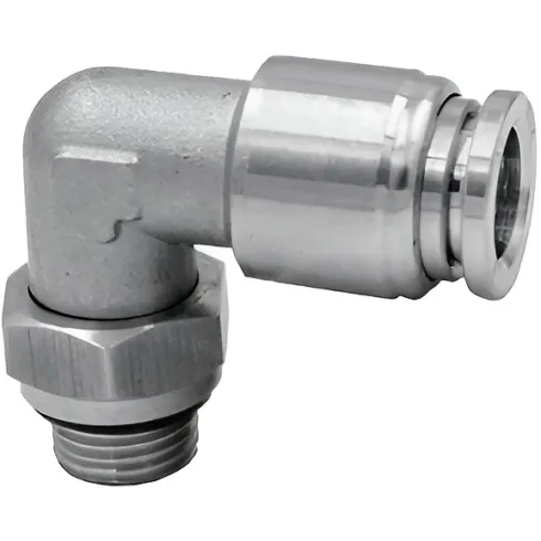 Штуцер цанговый угловой с наружной резьбой Camozzi X6522-8-1/8-SS316