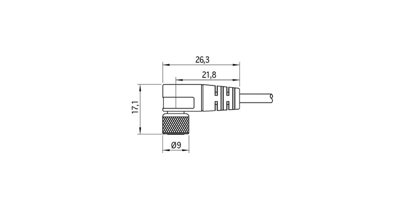 Соединительный кабель Microsonic KST4A-5/M8