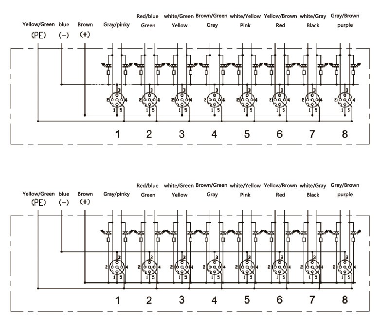 Распределительная коробка для датчиков LANBAO DB120805-2-05N