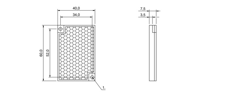 Рефлектор Balluff BOS R-46