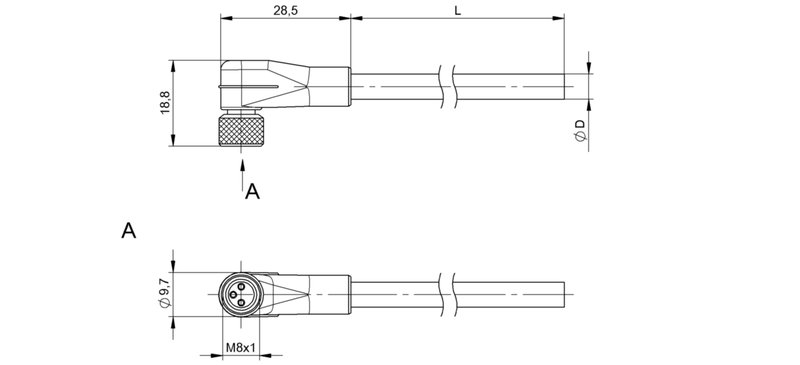 Разъем с кабелем Balluff BCC M323-0000-10-036-VS8334-100